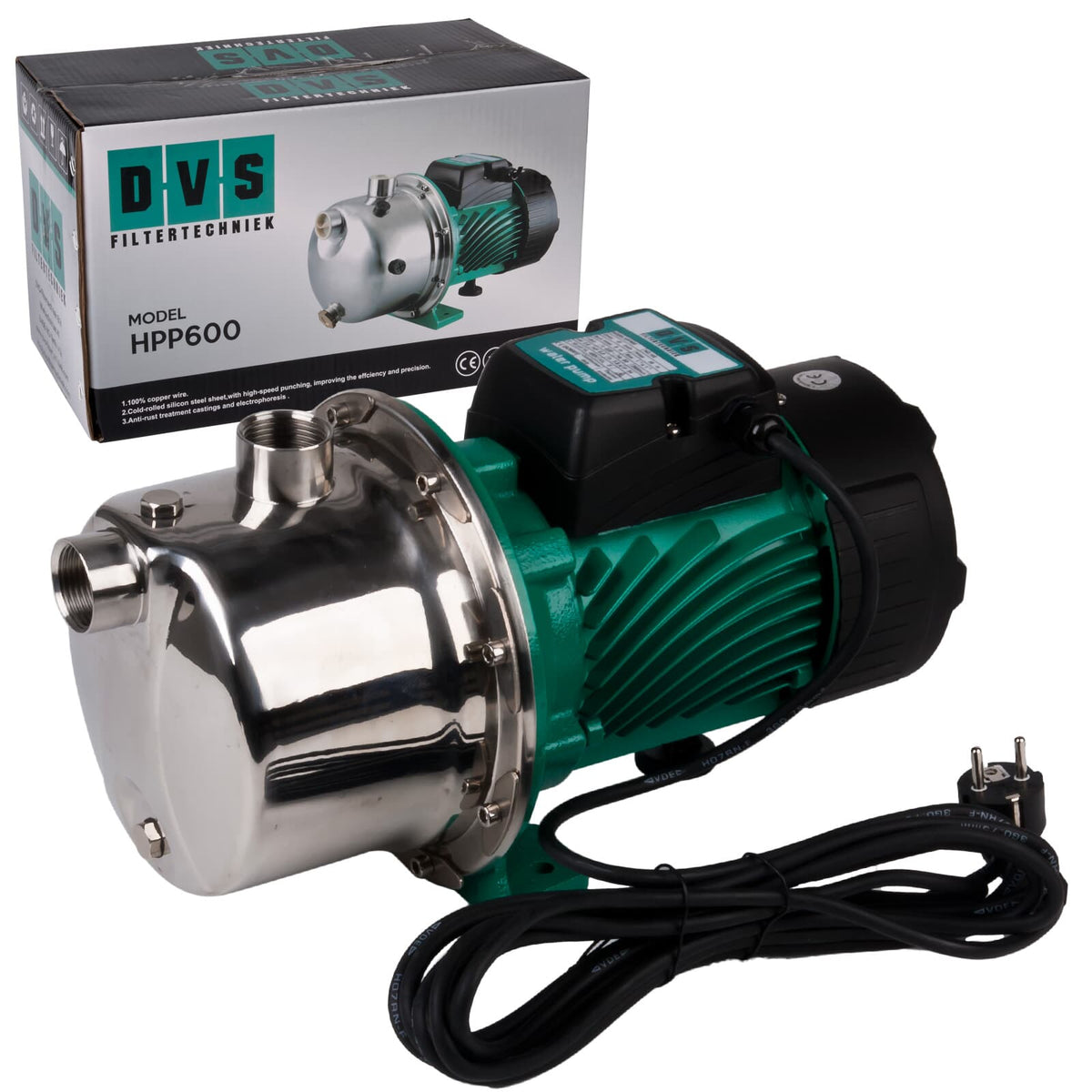 DVS HPP600 pompa di lavaggio 600 W per filtro a tamburo