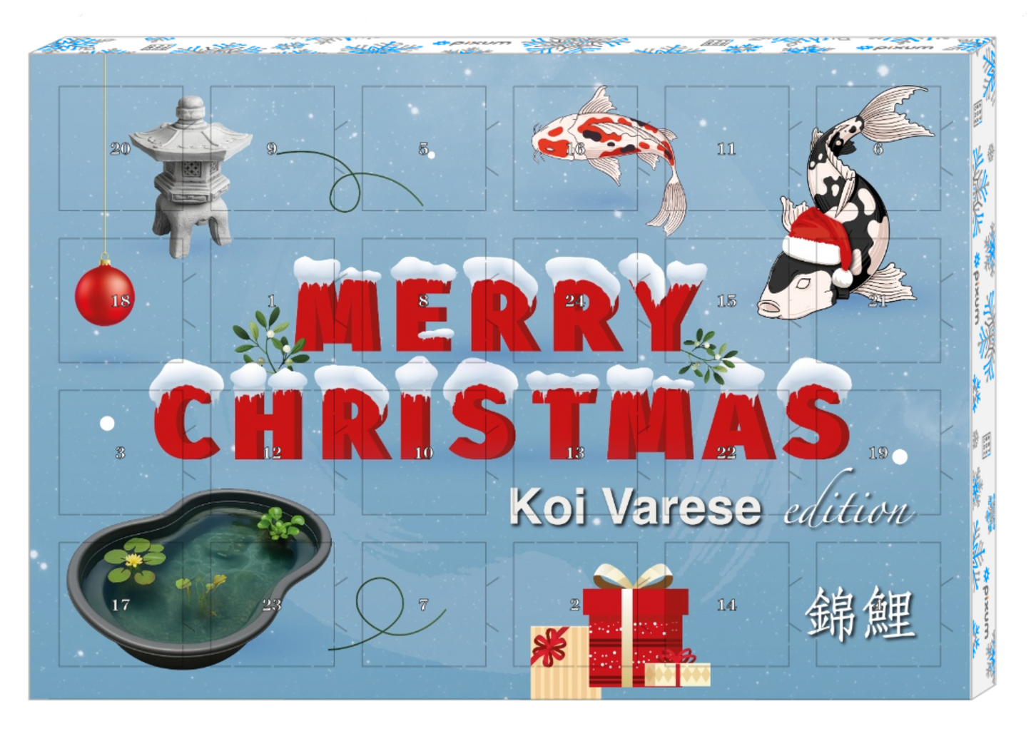Calendario dell'avvento 2025 con Ferrero e premi koi