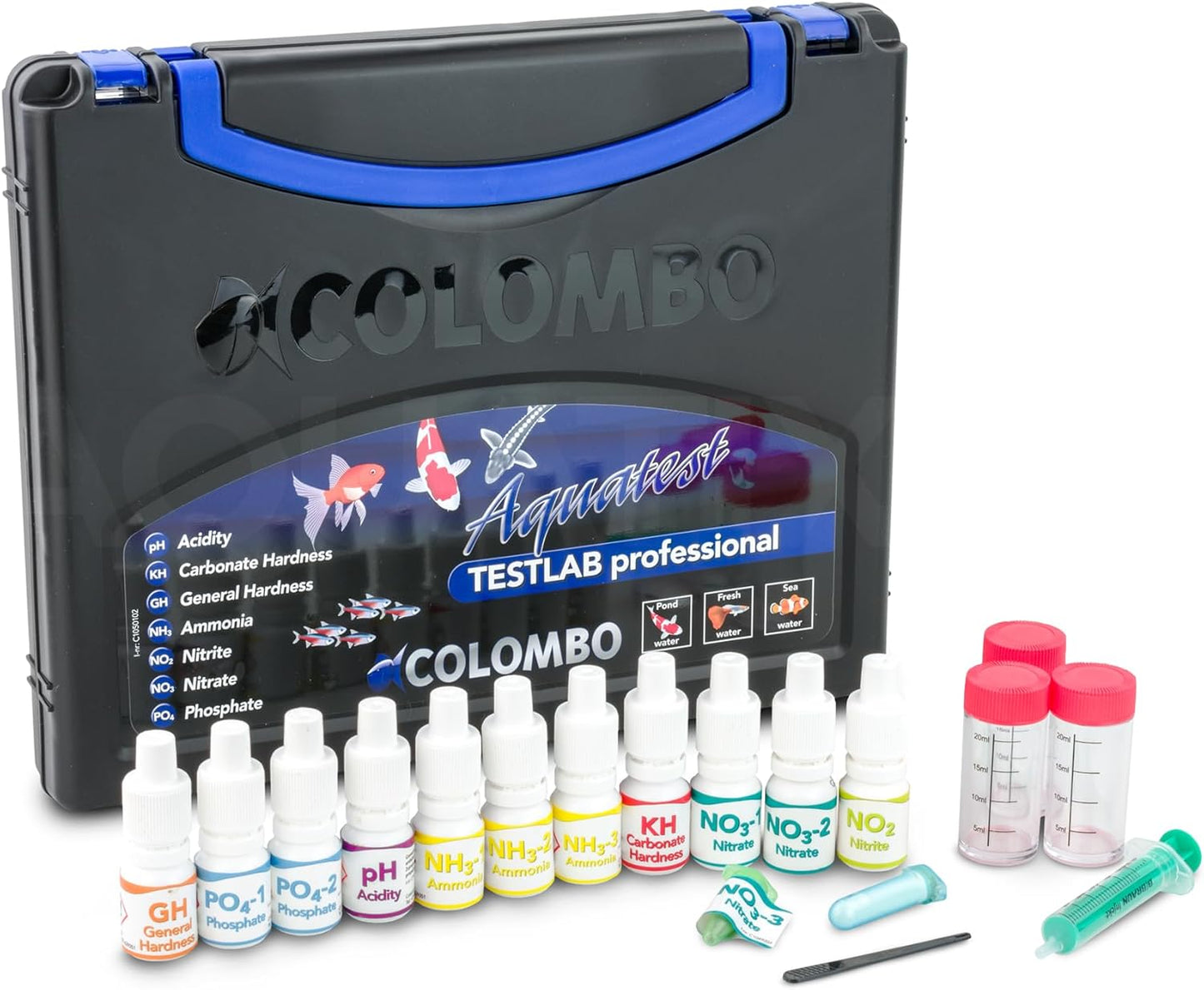 Valigetta Test Acqua colombo con prodotti