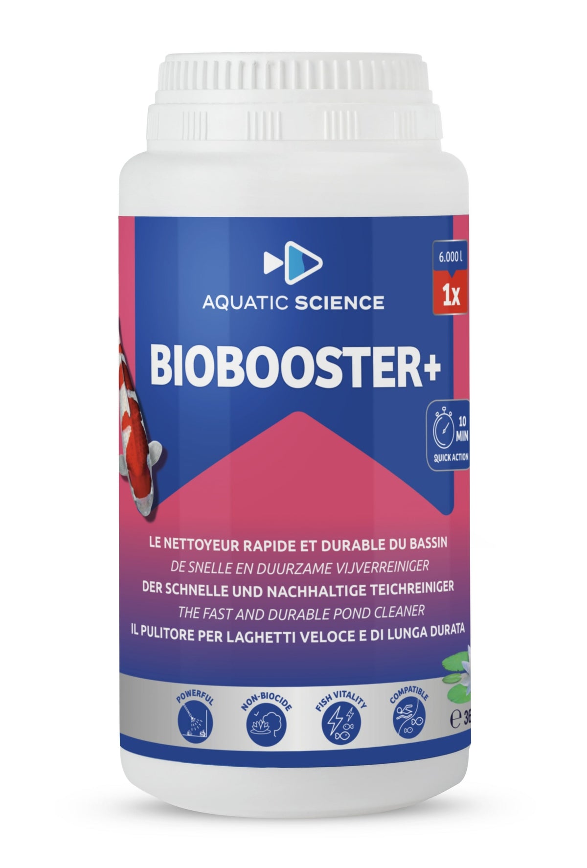 Aquatic Science BioBooster+ 360 g per laghetto da 6000 litri
