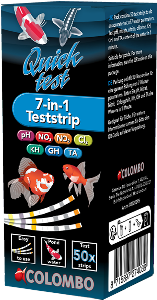 Colombo QuickTest 7 in 1 – 50 Strisce Analisi Acqua