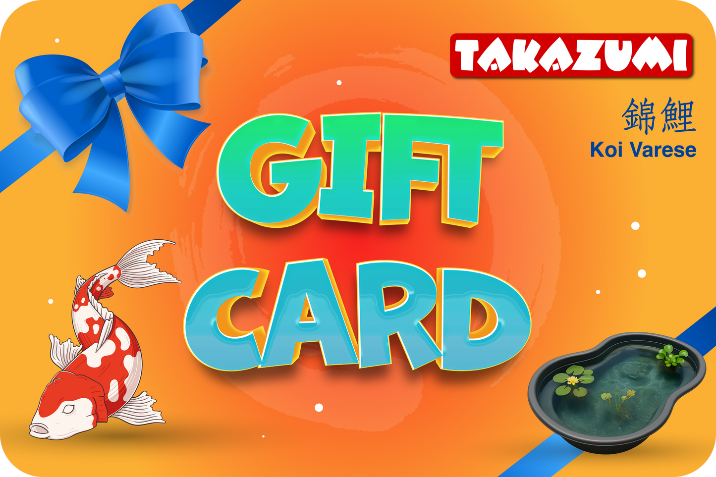 🎁 Koi Varese Gift Card – The Perfect Gift for Koi and Pond Lovers