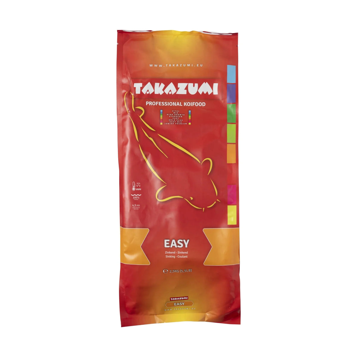 Mangime carpe koi Takazumi Easy 4,5 mm - Affondante