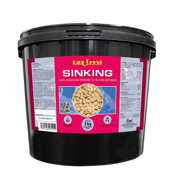 Mangime carpe Koi Sinking barattolo da 3kg