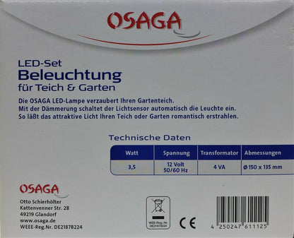 Kit Faretti LED 12V Osaga retro della scatola