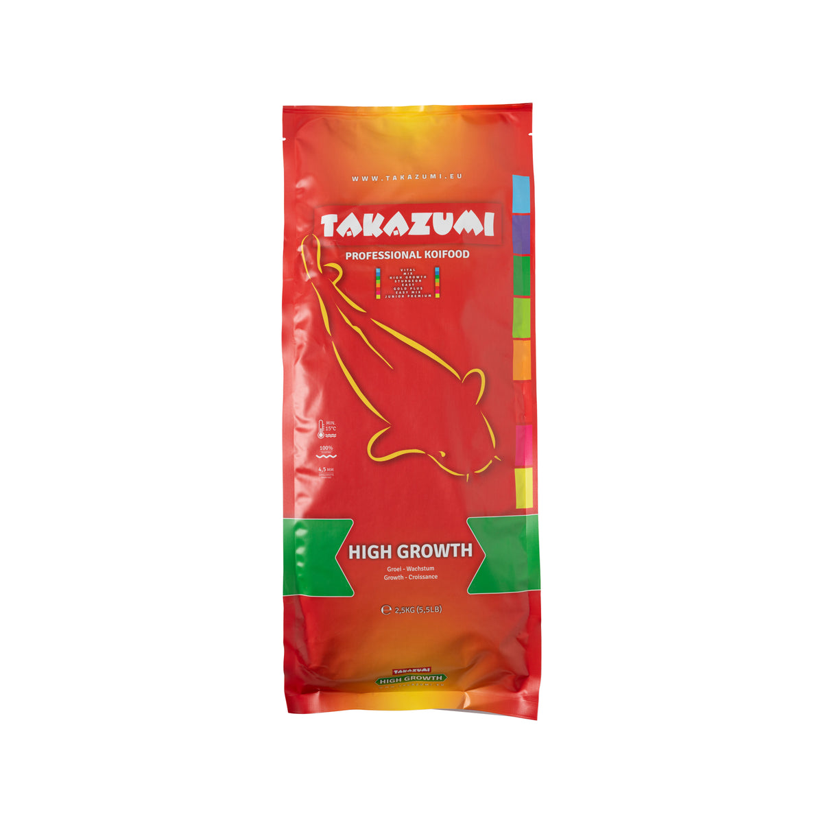 Mangime carpe koi Takazumi High Growth 4,5 mm